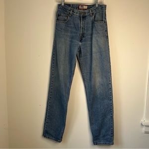 Vintage Y2K Old Navy Blue Jeans Number 7 Straight Leg Denim in Medium Wash